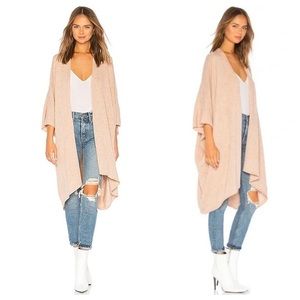𝅺LOVERS + Friends | Long Beige Poncho